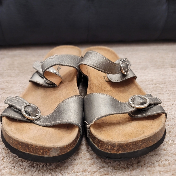 Flowers by Flurries Cork Wedge Mule - Picture 5 of 12